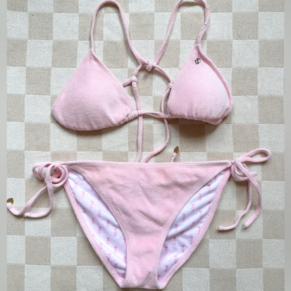 Juicy Couture Pink Velour Bikini